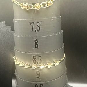 Elegant Gold Bracelet with Diamond Accents NWOT